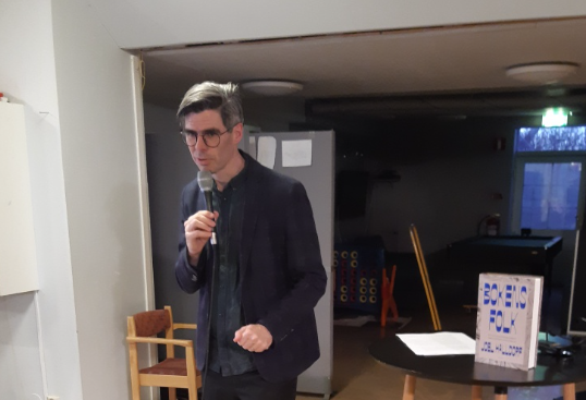 Joel Halldorf talade om Bokens Folk