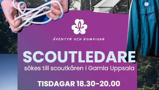 Scoutledare sökes till Gamla Uppsala Scoukår!