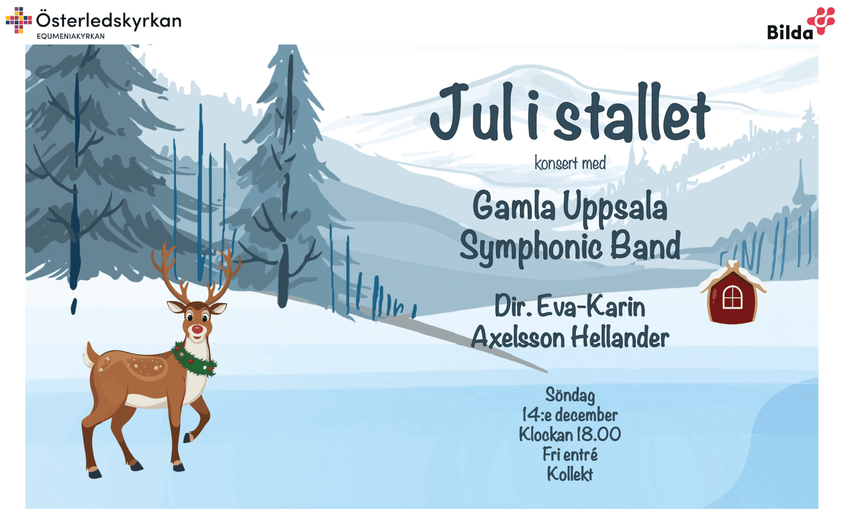 Julkonsert med Gamla Uppsala Symphonic Band