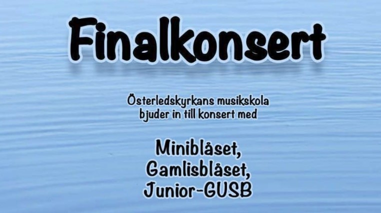 Musikskolans finalkonsert 2 juni kl. 19