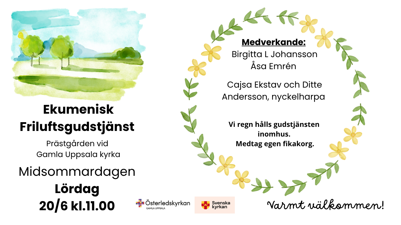 Ekumenisk friluftsgudstjänst på midsommardagen