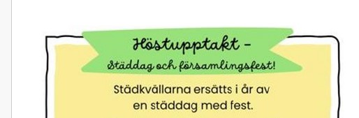 Höstupptakt lördagen den 29 augusti